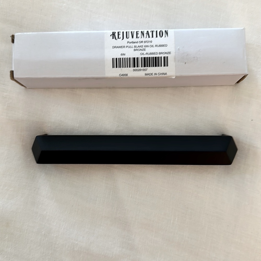 NEW Rejuvenation | Blake Oil-Rubbed Drawer Pull | 6” |Four Available